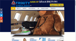 Desktop Screenshot of flytrinity.com
